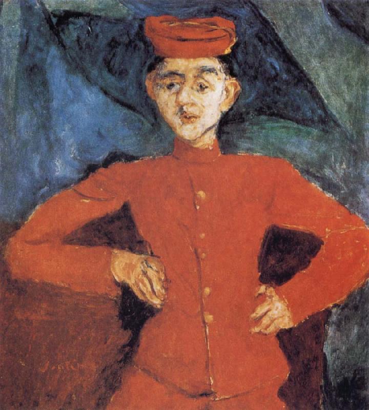 Chaim Soutine Page Boy at Maxim-s oil painting image